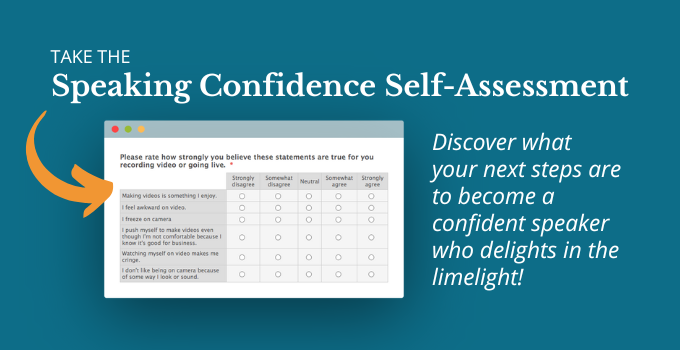 Speaking Confidence Self-Assessment