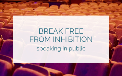 Break free from inhibition speaking in public